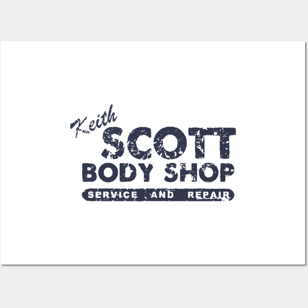 Keith Scott Body Shop Weathered Hoodie – One Tree Hill, Lucas Scott Wall Art by fandemonium